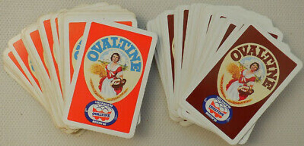 OVALTINE Vintage Olympics Playing Cards Advertising Lake Placid 1980s NY USA  | eBay