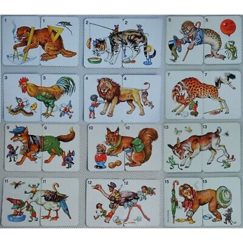 Vintage Tops & Tails Game Piatnik Playing Cards Boxed Retro 1960s/70s No.289  | eBay