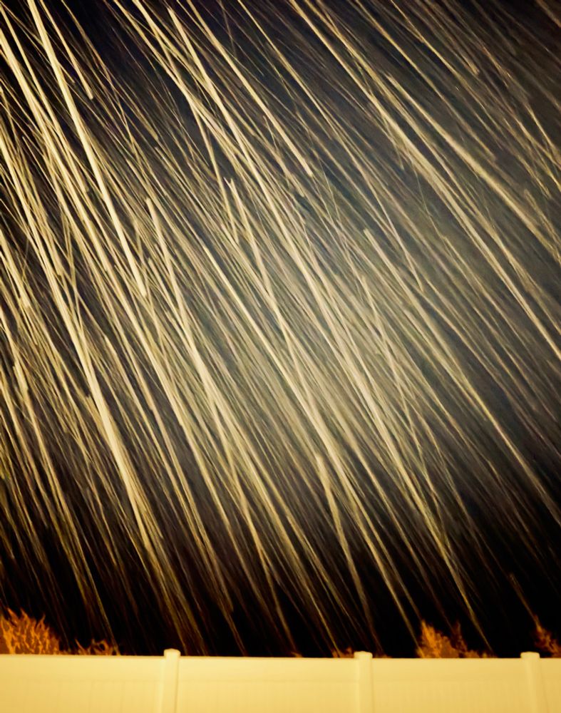 A little snow coming down 