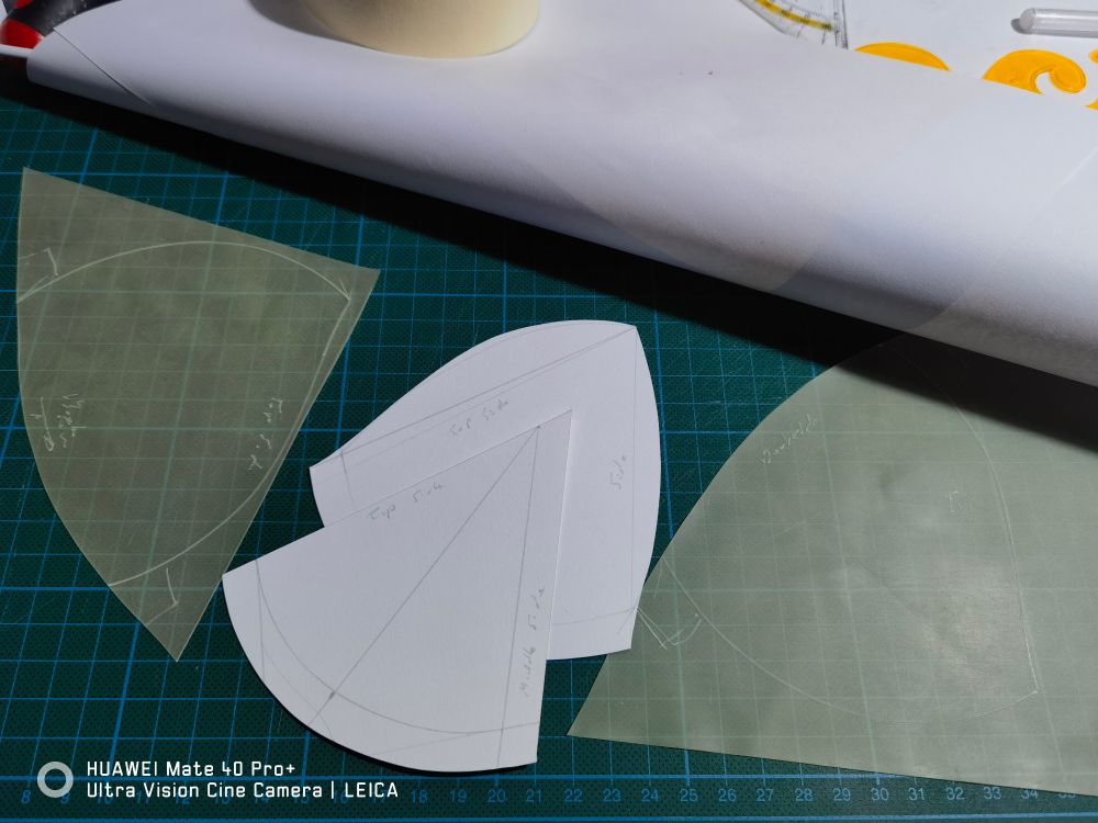 3d cups pattern for latex boobs