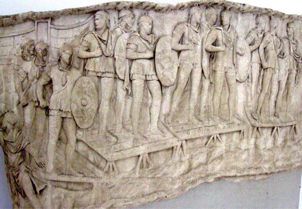 Roman auxiliary as depicted on Trajan’s Column.
