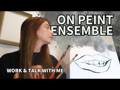 ON PEINT ENSEMBLE 🖼️ dissipated PAINT/WORK/STUDY with me (talking -or mute and chose your music) 5H