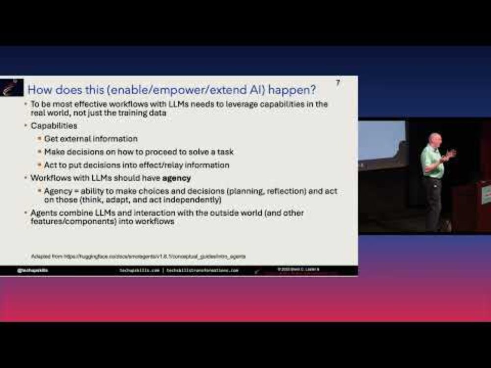 Gen AI: AI Agents - Making LLMs work together in an organized way - Brent Laster