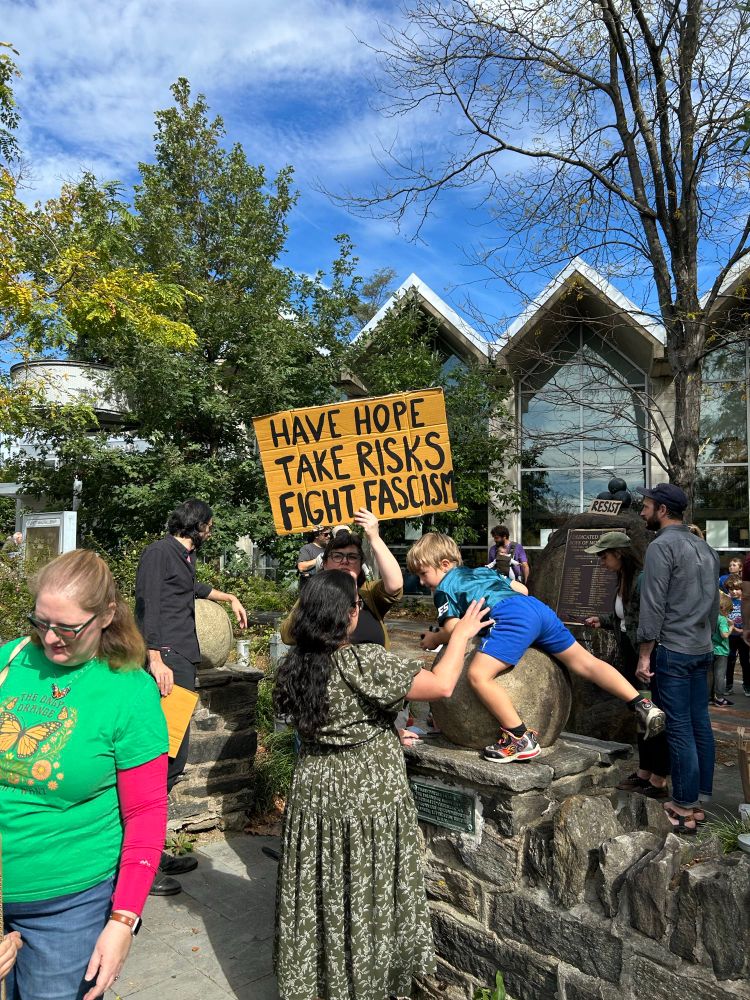 Have hope, take risks, fight fascism 