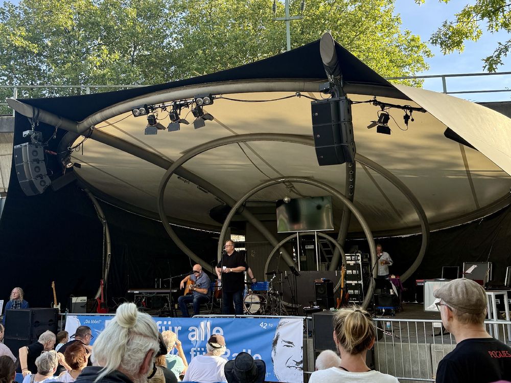 Blick auf die KAP-Bühne