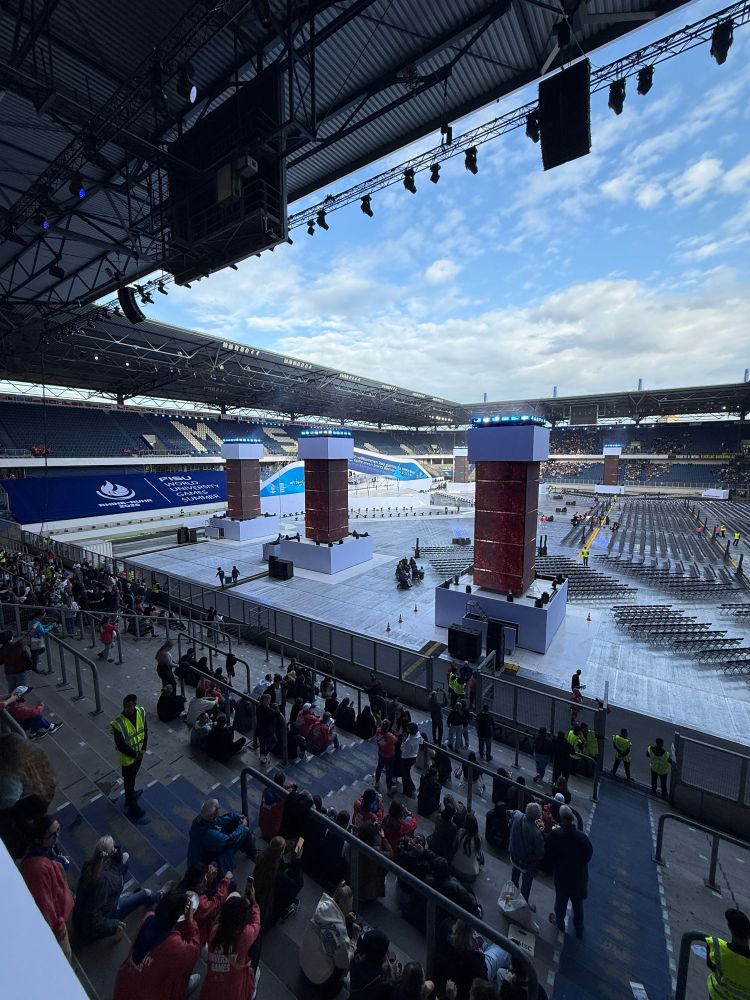 Blick auf die Bühne (Zoom 0,5)
