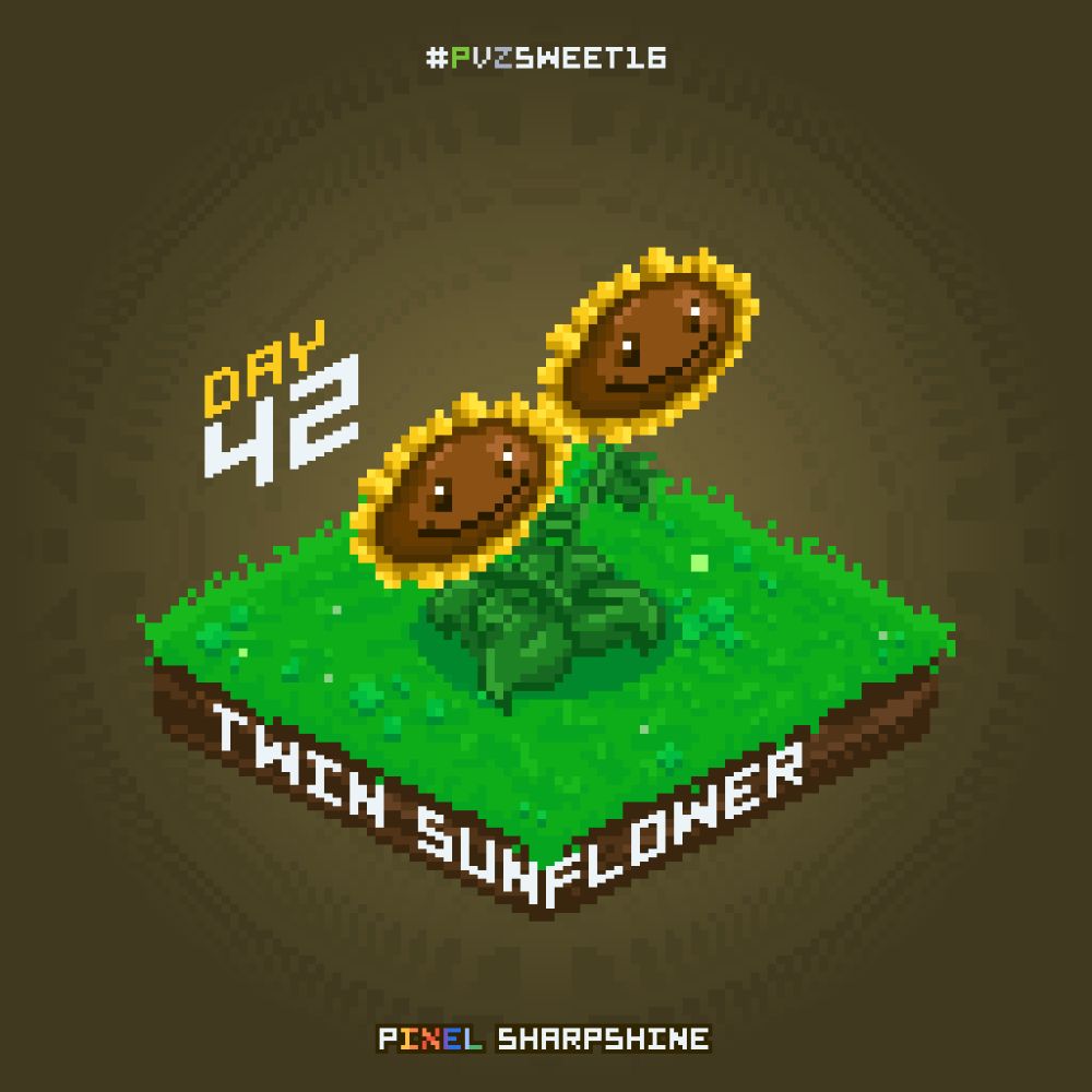 Twin Sunflower from Plants vs. Zombies