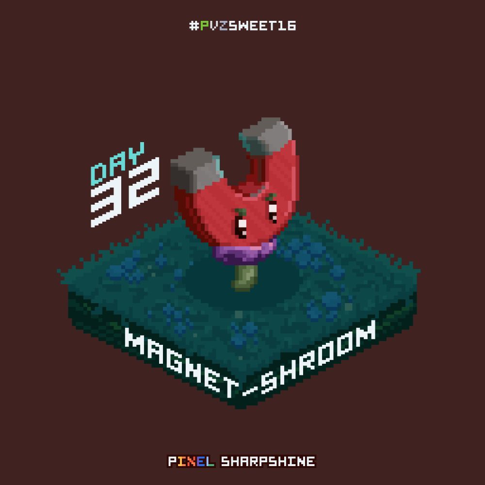 Magnet-shroom from Plants vs. Zombies