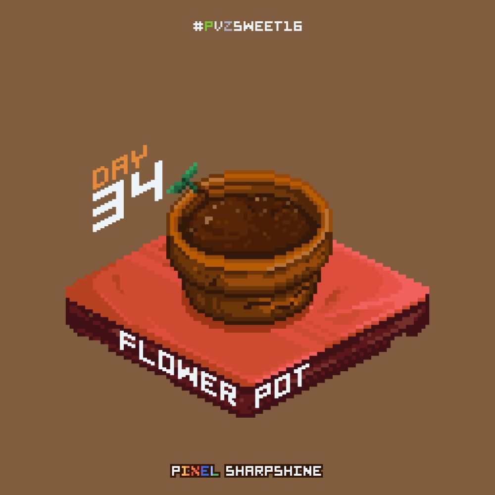Flower Pot from Plants vs. Zombies