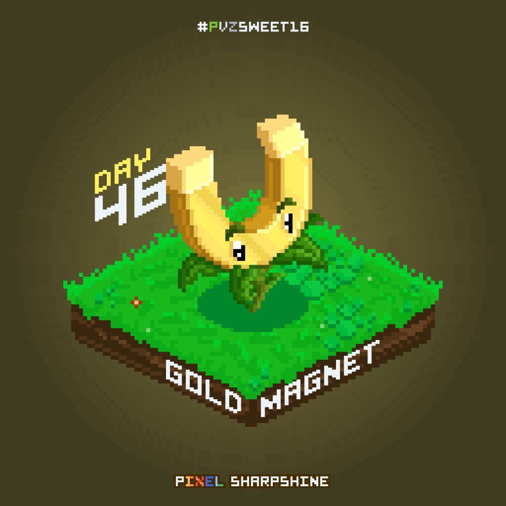 Gold Magnet from Plants vs. Zombies