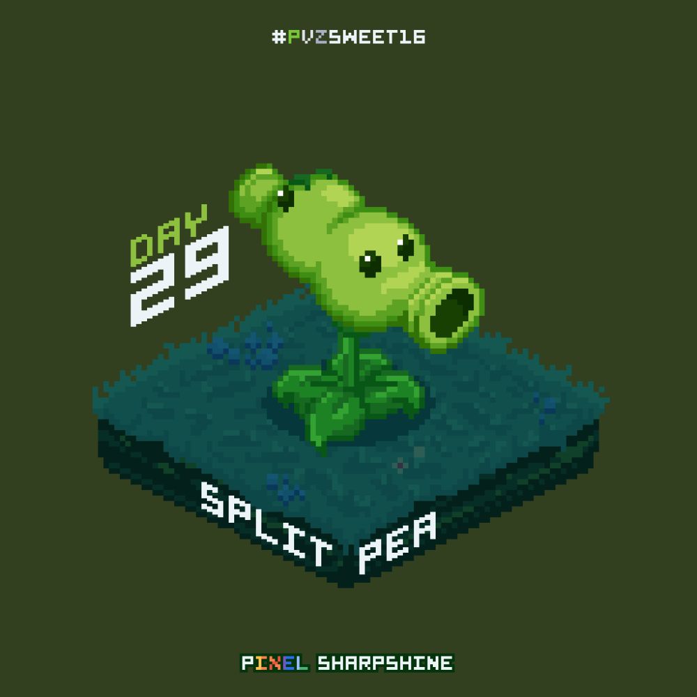 Split Pea from Plants vs. Zombies