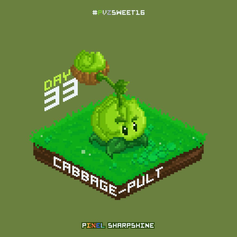 Cabbage-pult from Plants vs. Zombies