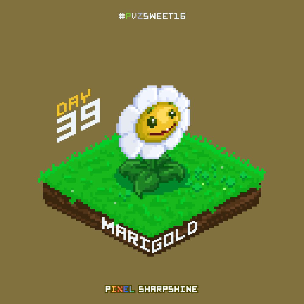 Marigold from Plants vs. Zombies