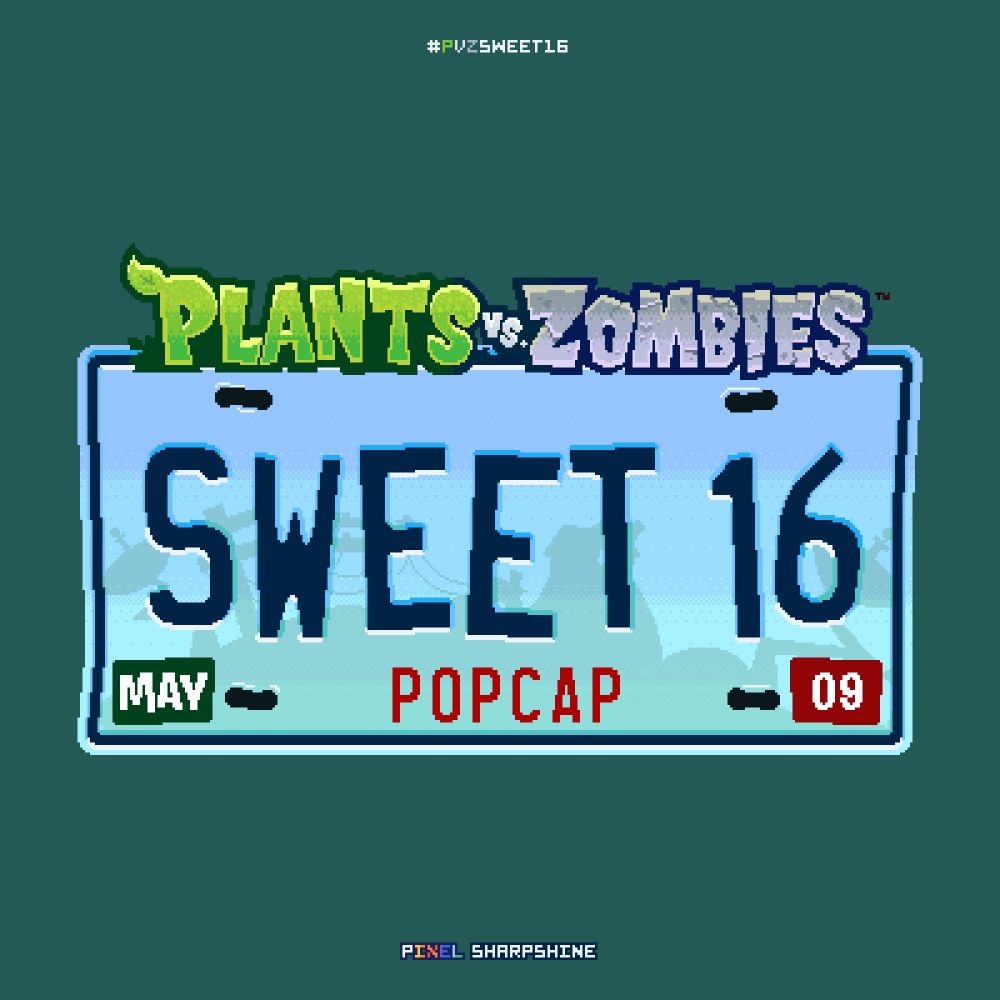 Plants vs. Zombies
PvZSweet16 Logo (Pixel Version)