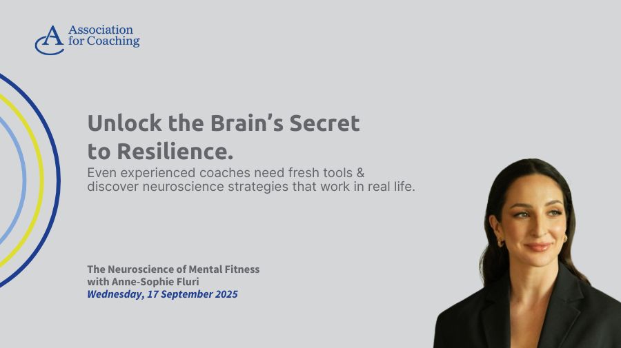 Experienced coach? Ready to go deeper? 

Learn how to use neuroscience-backed visualisation to build mental fitness. 17 Sep | CPD included

🔗https://lnkd.in/dpZUkGi2

#ACGlobal #AdvancedCoaching #NeuroscienceTools