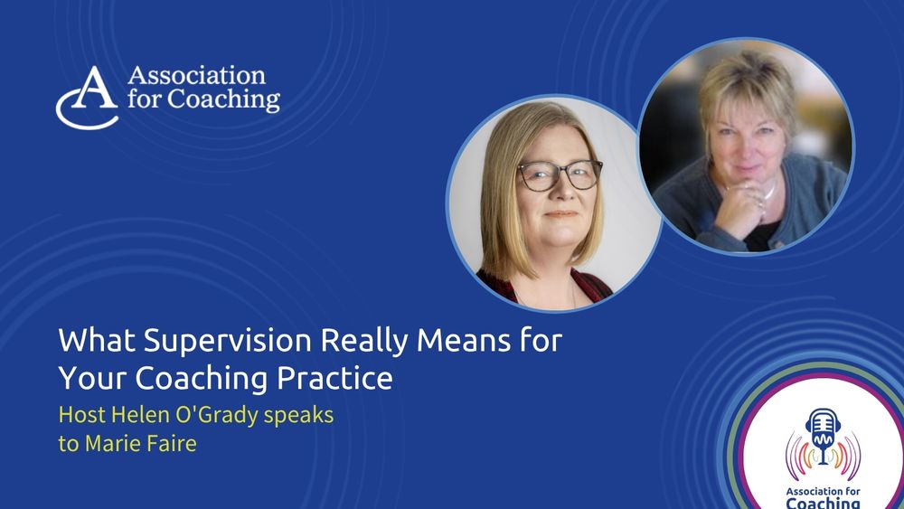 1st episode of our new #ACPodcast series: "Coaching Supervision Uncovered!" is LIVE!

Helen O’Grady & Marie Faire break down the essence of supervision, its benefits, and how to find your perfect supervisor.

🔗 Tune in: https://l8r.it/s7fy

#CoachingSupervision