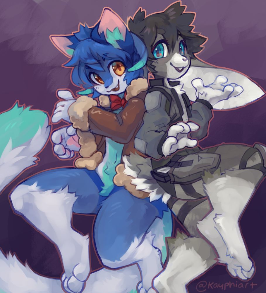 furry cat and bunny