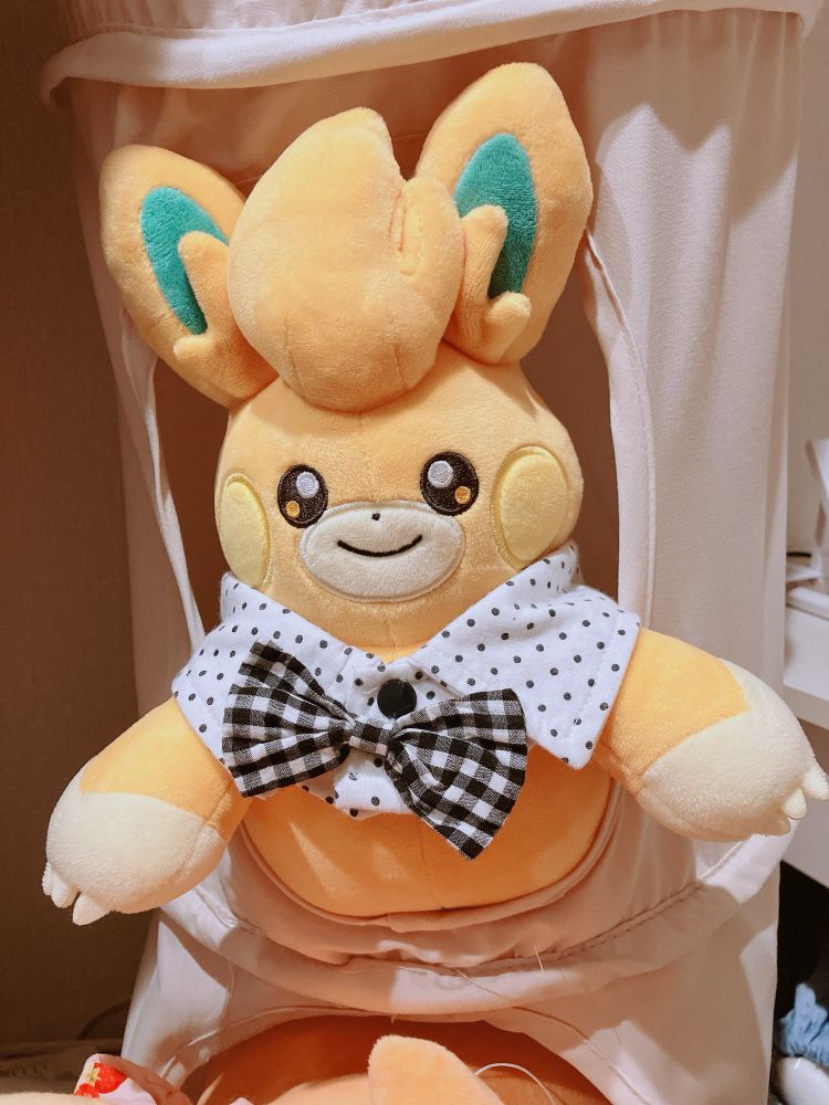 パモットだよ！ポケモンセンターオリジナル！
2024年5月26日にポケモンセンターから来たよ。お母さんと目があった時ビビビっときたから、連れて帰ってほしいなって思ってたらホントに連れて帰ってくれたの！うれしかったぁ💕

ぼくはね、このうちでいちばんピュアなんだって！意味はよくわかんない！
わかんないけど、ピュアっピュアだね〜ってお母さんニコニコしながら言ってくれるから、たぶんほめられてると思う〜✨えへへ
よろしくね〜えへへへへ