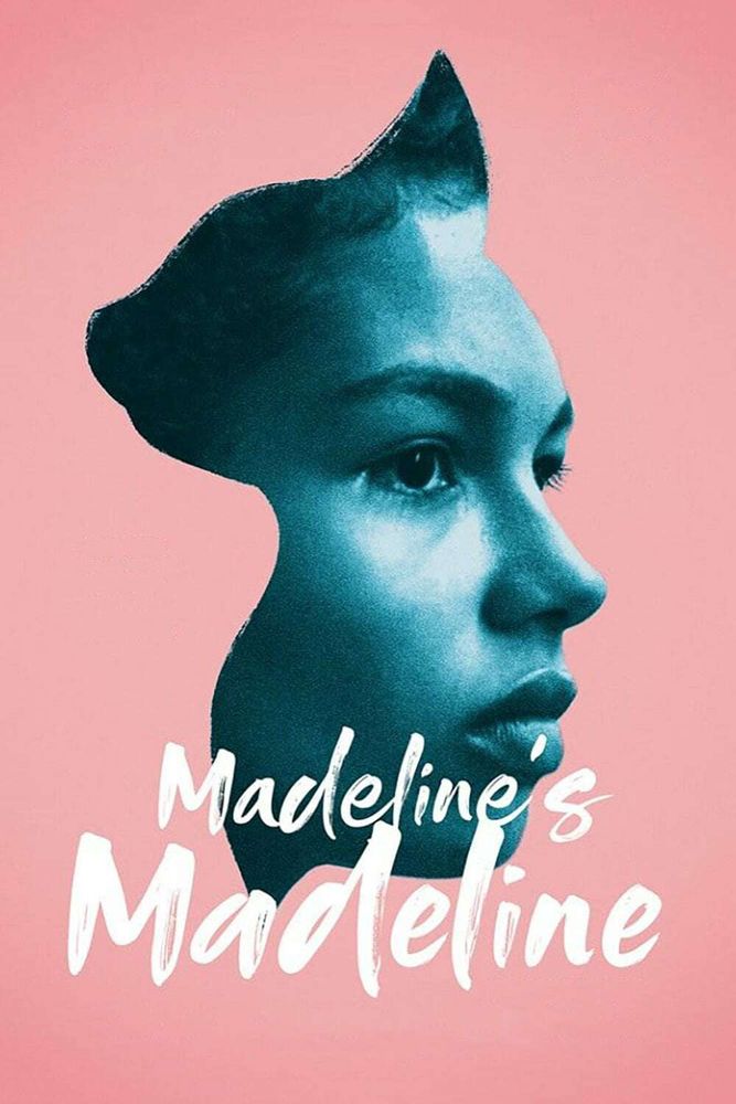 A poster for the film Madeline’s Madeline directed by Josephine Decker. The poster features the film’s star Helena Howard in the centre of the frame, set against a peach coloured background.