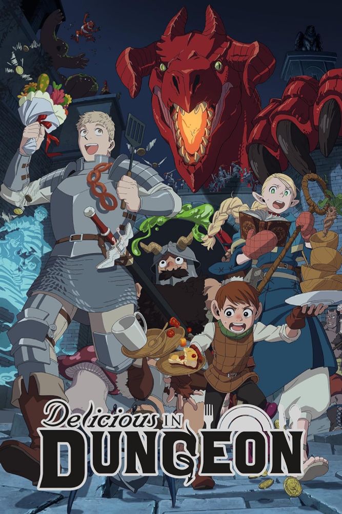 Delicious in Dungeon (TV Series 2024– ) ⭐ 8.0 | Animation, Adventure, Comedy