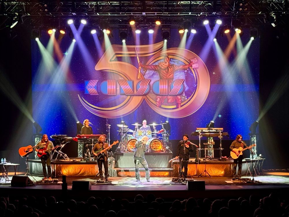 The band KANSAS performing in Nashville, IN.