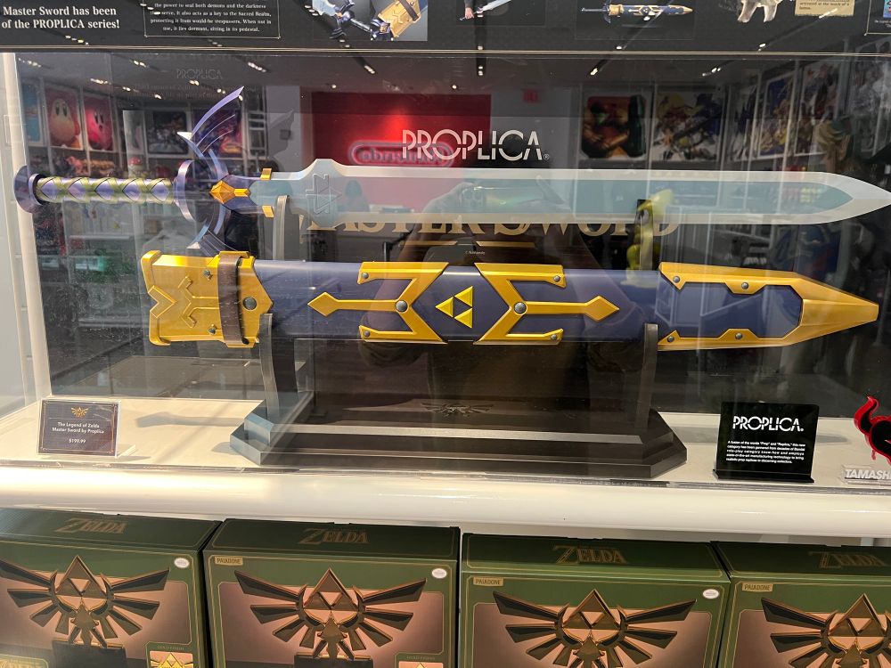 a $200 replica of the Master Sword from Zelda