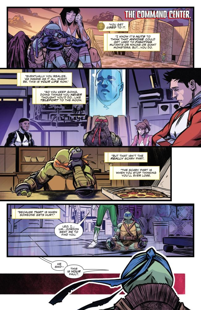 MMPR / TMNT III Issue 2 Interior Page 1