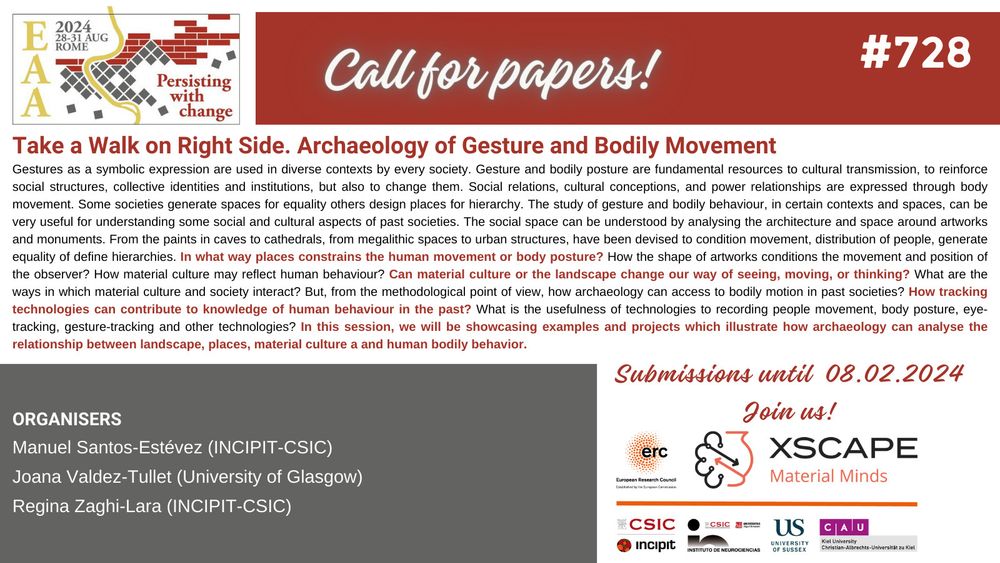 Take a walk on the right side. Archaeology of gesture and bodily movement.