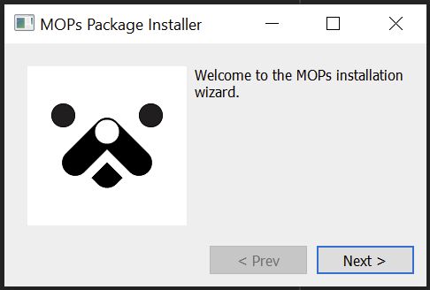 A typical installer dialog box depicting the automated installation of a Houdini package