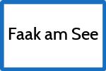 Ortsschild Faak am See