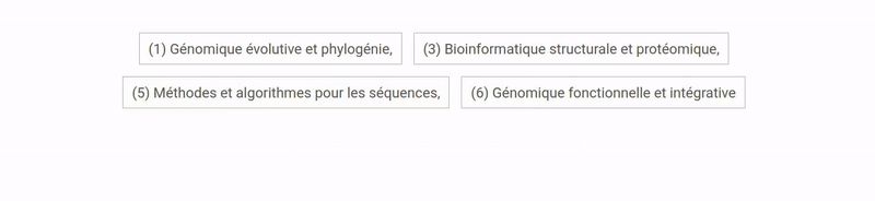 "Méthodes et algorithmes pour les séquences" est le troisième domaine tiré au sort !