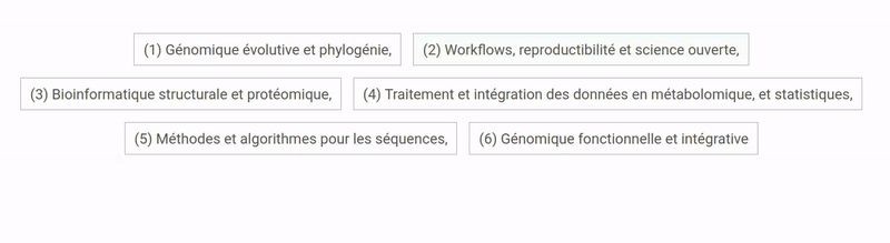 "Workflows, reproductibilité et science ouverte" est le premier domaine tiré au sort ! 