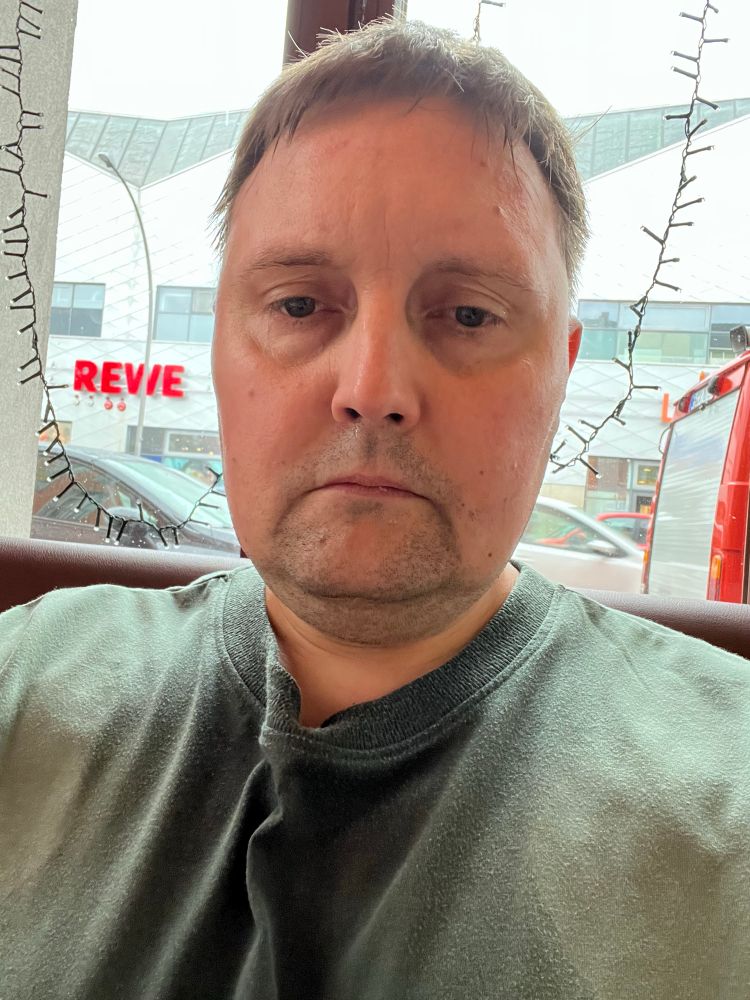 Ich, als "begossener Pudel"...