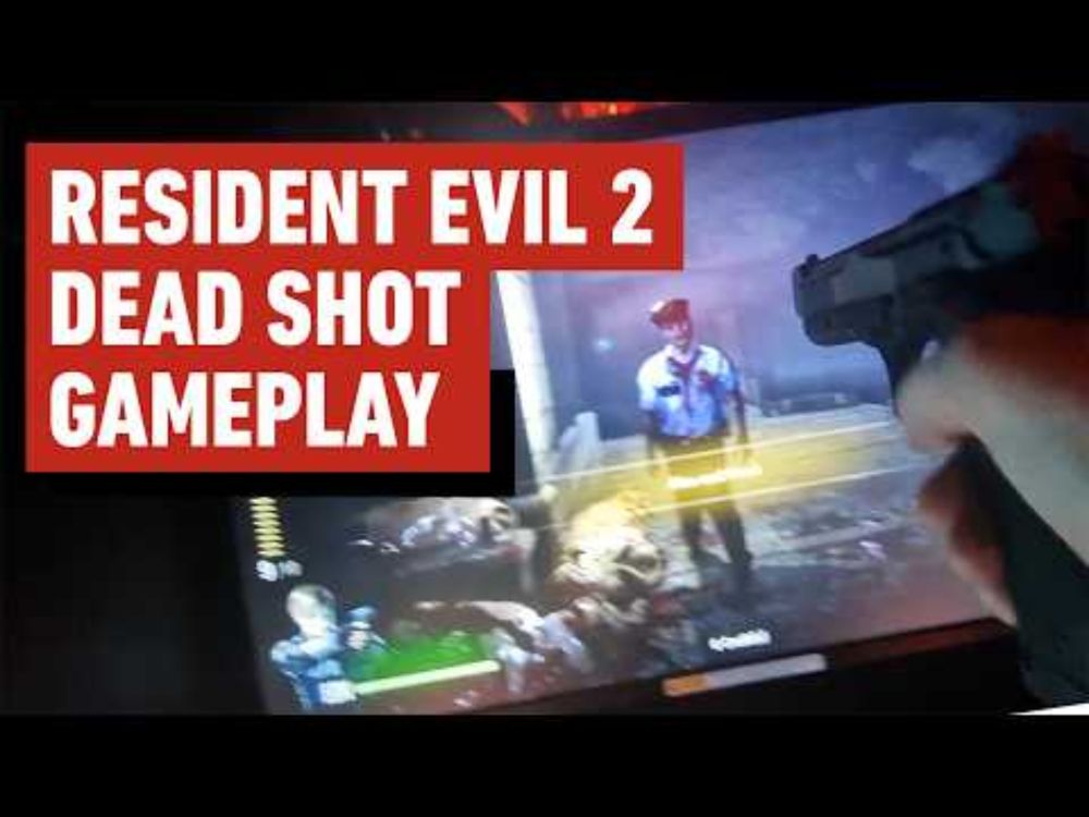 Resident Evil 2: Dead Shot Gameplay - RE2 Remake Arcade Light-Gun Shooter