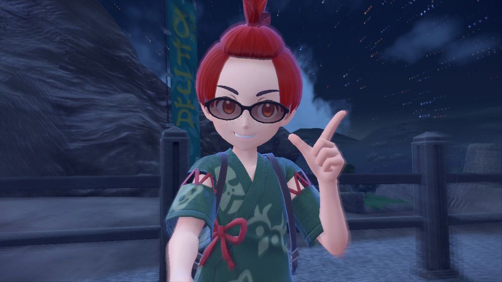 Pokemon trainer posing