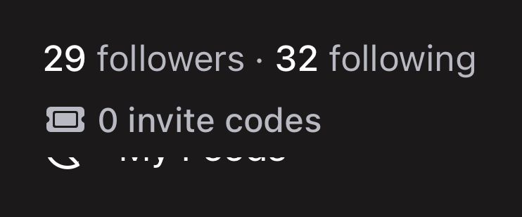 Screenshot der Web-Ansicht von Bluesky: 0 invite codes.