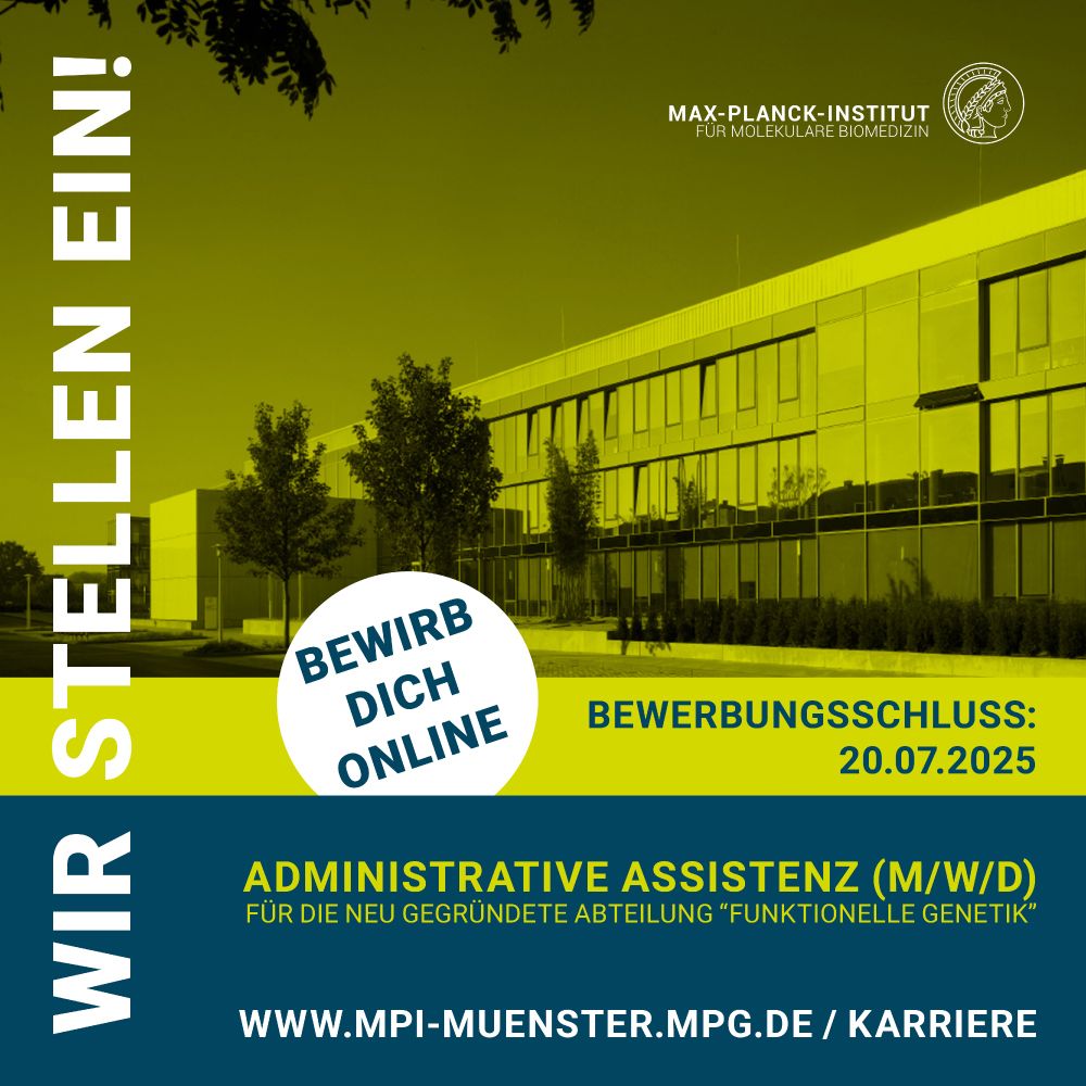 Stellenanzeige für administrative Assistenz (M/W/D)