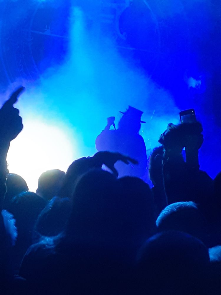 Carl McCoy of Fields of the Nephilim, Shepherds Bush Empire, December 2022
