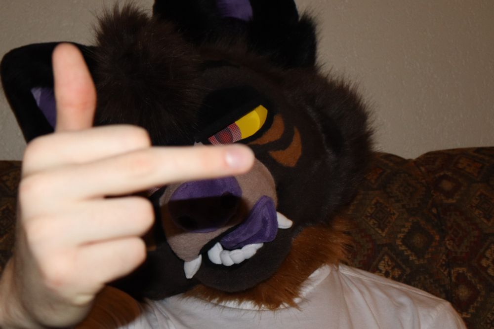 park flipping camera off