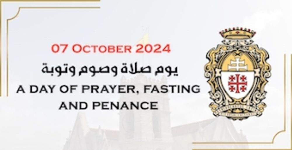 Jerusalem: Latin Patriarch calls for day of prayer for peace | ICN