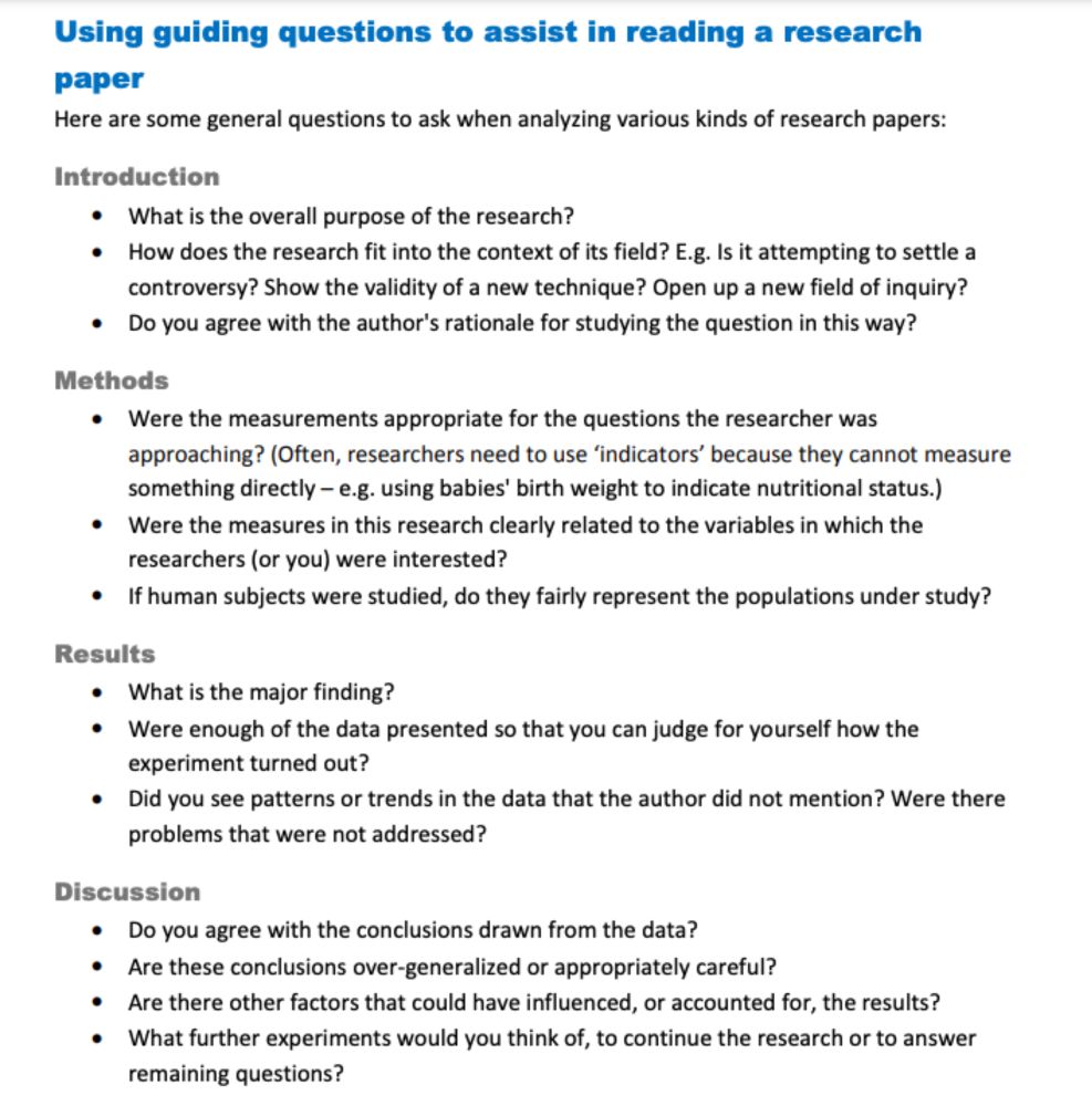 Non-definitive guides on developing a reading habit & generating project ideas