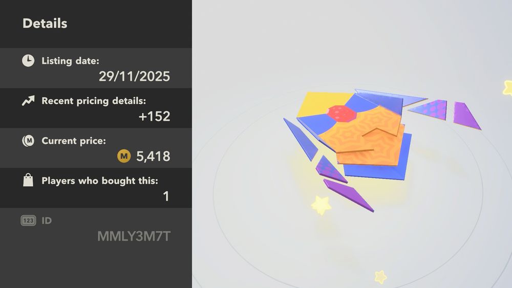 A Starman themed Paper Star. Its ID is MMLY3M7T.