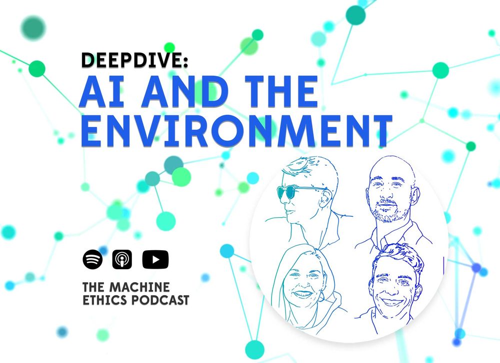 cover banner for AI and the Environment episode of Machine Ethics podcast 