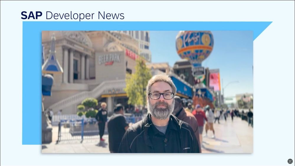 Photo of Head of SAP Developer Advocacy Thomas Jung at SAP Insider Las Vegas
