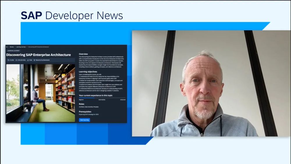 Photo of SAP Developer Advocate DJ Adams