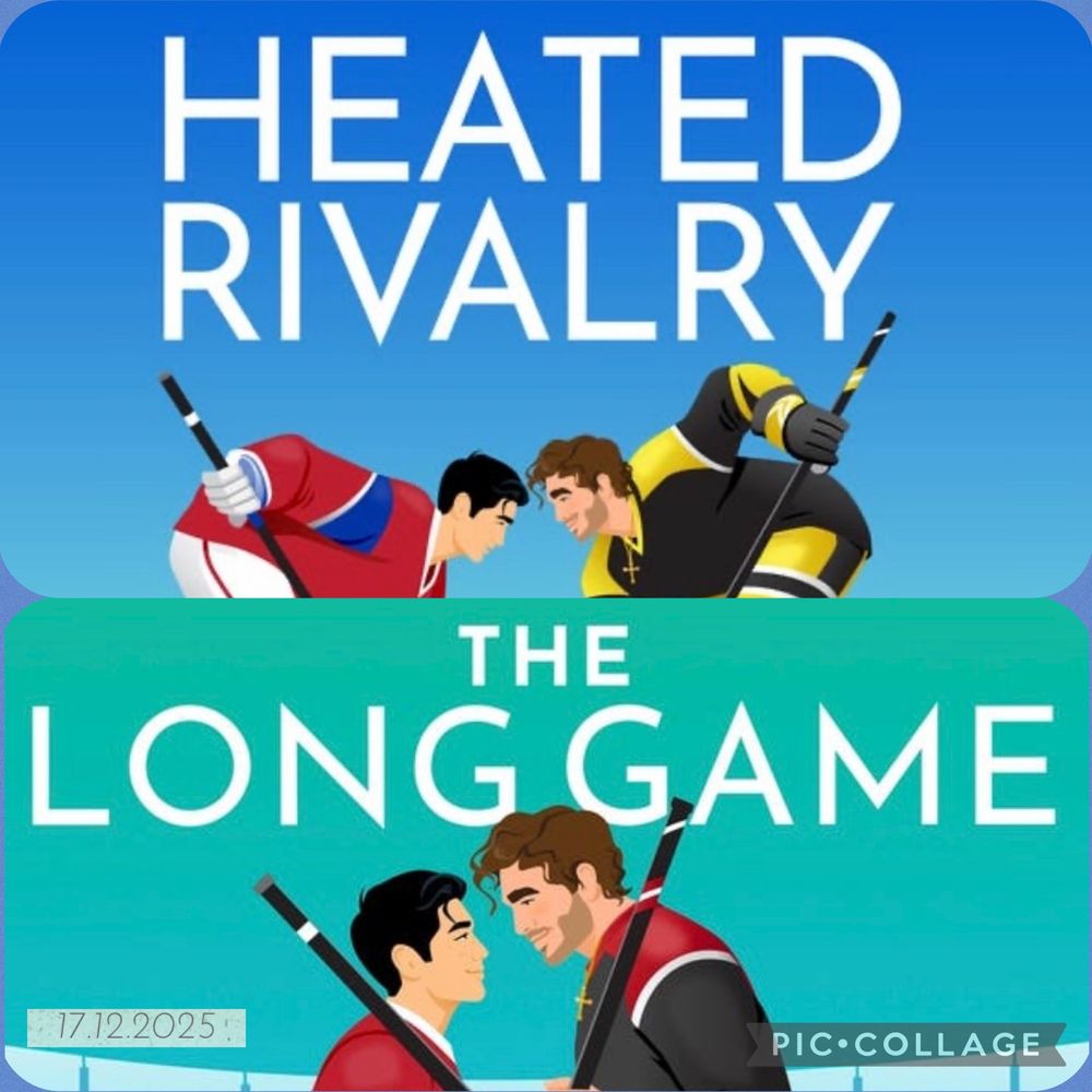 Heated Rivalry ⭐️⭐️⭐️⭐️
The Long Game ⭐️⭐️⭐️⭐️⭐️
By Rachel Reid
Narration (1)Tor Thom / (2) Cooper North

Heated Rivalry is a rather typical sports mmromace. The chemistry between Shane and Ilya is scorching hot and they are my favorite couple of the Game Changers series. The book ends in a HFN situation and is almost like a long prequel. The hype surrounding the television series based on this book made me want to relisten while I’m still pondering whether or not to watch.

The Long Game is the conclusion to Shane and Ilya’s story, diving into the guys personalities and minds more deeply. Spicy scenes were as hot as in the first book even without the “animosity” and first time jitters.

The book made me smile, it also made me cry and many times I ended up cursing like a sailor because of Shane’s utter cluelessness - and let’s be honest here- at times, selfishness (luckily he managed to grow out of both). Also the narrow minded toxicity and bigotry of the sports world left me grinding my molars to dust.

The Long Game is in many ways more evolved and multifaceted than Heated Rivalry, making it the perfect addition to Shane and Ilya’s story with a hard earned HEA.

#heatedrivalry #thelonggame #gamechangers #rachelreid #torthom #coopernorth #mmromance #mmsportsromance #audiobookreview