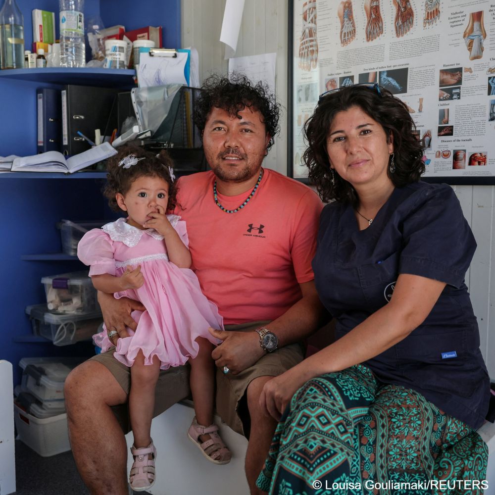 The majority of Earth Medicine’s patients come from Syria and Afghanistan, Velasquez says. Many suffer from old war injuries, while others have broken bones and nerve damage from dangerous crossings and pushbacks at sea.
She is hoping their work together can help heal the emotional trauma, as well as the physical pain, that many of their refugee patients suffer.
"I just hope all those faces I have seen in the past 10 years, they find home, finally," Velasquez told Reuters.