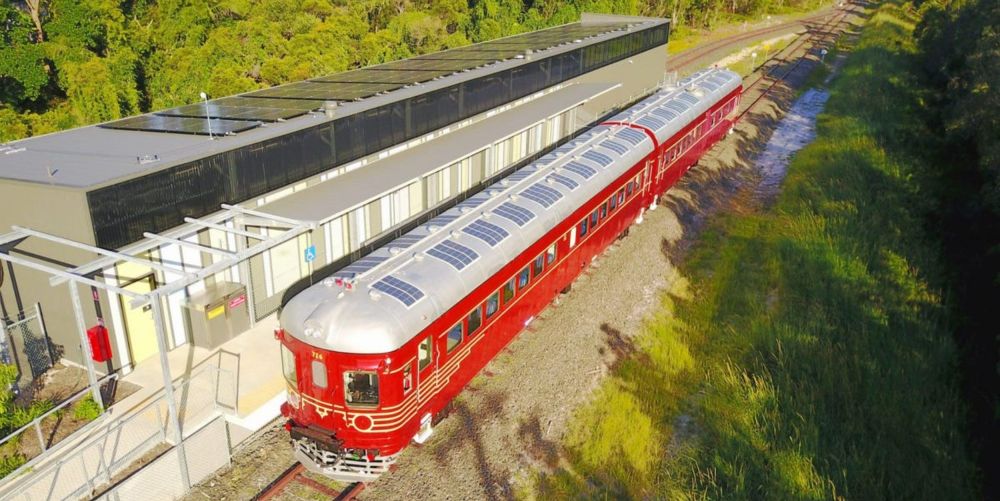 Along Australia's coasts, a cleaner train awaits for a quick ride.