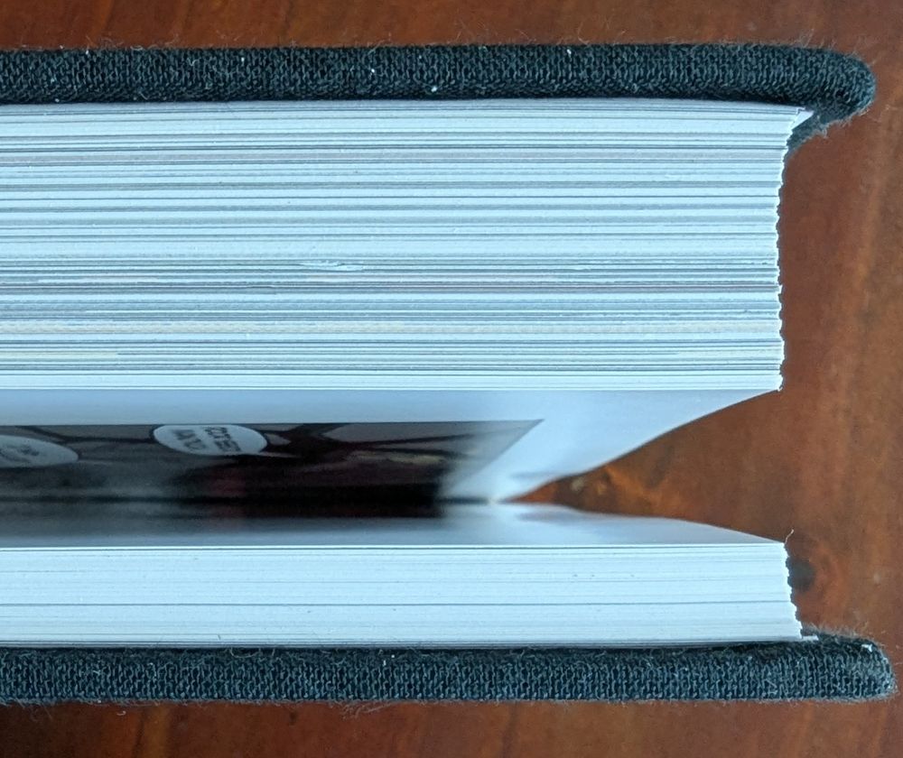 The portion of sketchbook material compared to the rest of the book