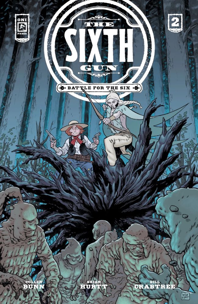 The Sixth Gun: Battle for the Six #2 cover by Brian Hurtt, coming out August 27, 2025